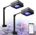 PopBloom RL90 Reef 2PCS Marine Led Aquarium Light Full Spectrum for 36"-48" Reef Coral SPS LPS Reef Coral Saltwater Tank Lamp