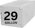 29 Gallon RV Fresh Water Tank, Potable Water Storage Tank for Drinking, Cooking, Cleaning, Showering, for Campers, Trailers, Motorhomes, RVs, Cube Shape, 32" x 16" x 14" (WT-5077)