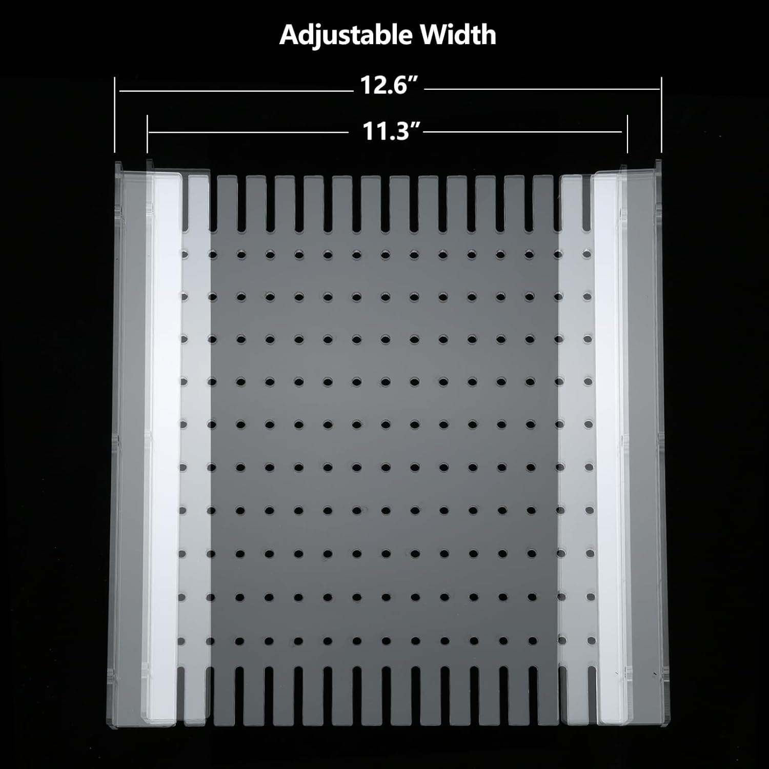 Aquarium Divider Clear 10/15/20 Gallon Fish Tank Divider with Suction Cups (15/20 Gallon)
