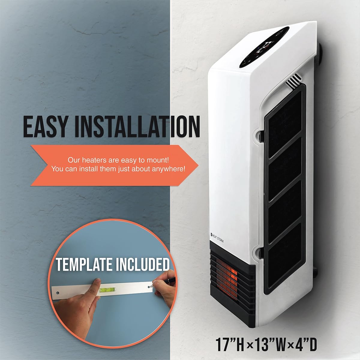 Heat Storm HS-1000-WX-WIFI Infrared Wi-Fi Heater, 1000 Watt