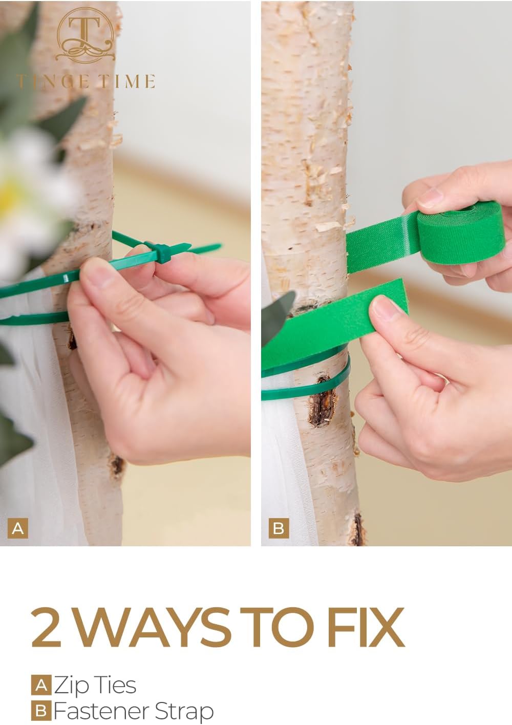 TINGE TIME Artificial Arch Flowers Kit Pack of 5, Wedding Decorations for Reception with Hanging Flowers, Wedding Arch Silk Floral Arrangements Ceremony Backdrop Bridal Shower Outdoor Party Decor