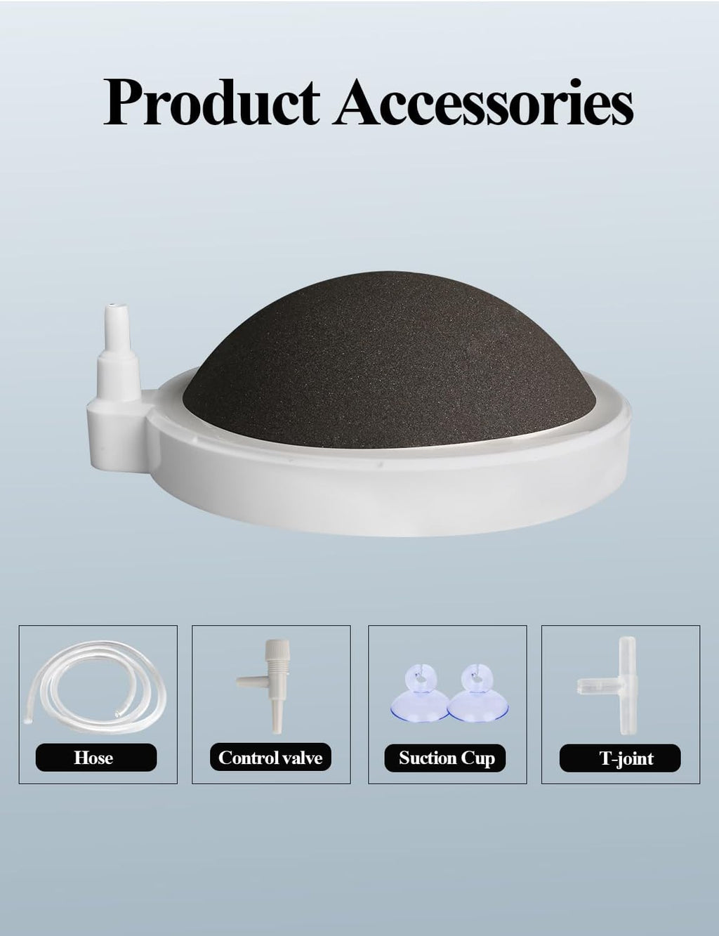 Aquarium Air Stone Fish Tank Bubbler Small Nano Air Bubble Stone Super-High Dissolved Oxygen Diffuser Makes Super Tiny Bubbles 3.2 Inch Airstones