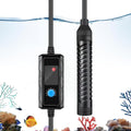 Fish Tank Heaters,100W Vertical Installation Heater | Saltwater Thermostat with Suction Cups | for Fish Betta Pond Turtle Reptile Saltwater Marine Tank Freshwater Aquarium