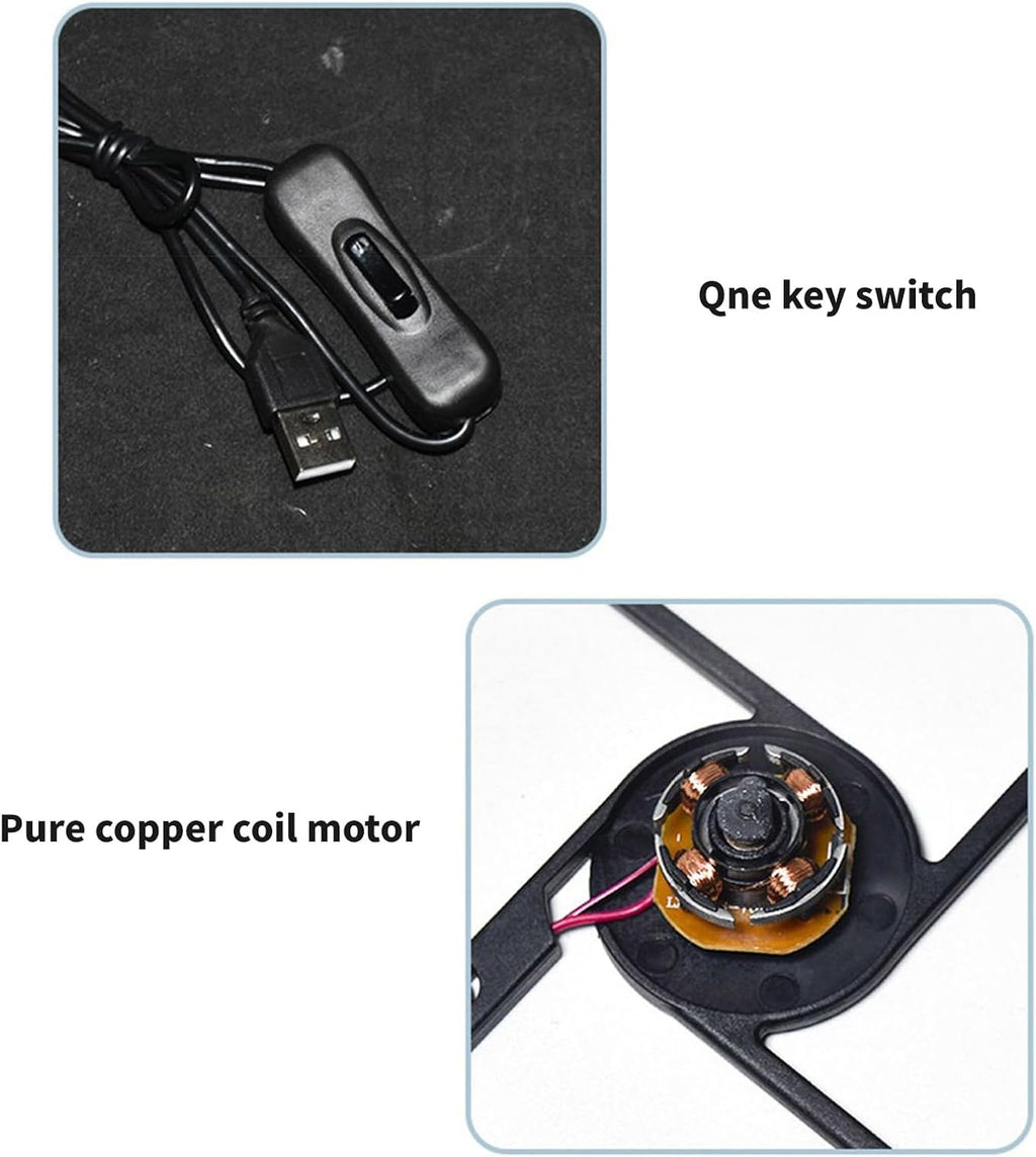 Small Aquarium Chiller Fan Cooling Fans for Aquariums Quiet Temperature Control Fish Tanks Cooling Fan