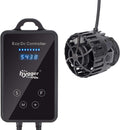 hygger Mini Wave Maker Aquarium Magnetic DC Powerhead with LED Display Controller for Saltwater Tank, 2600 GPH Aquarium Water Circulation Pump 26 to 55 Gallon Black