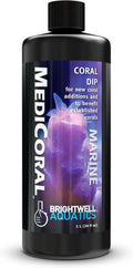 Brightwell Aquatics MediCoral Coral Dip for Stony Soft Leather Polyp Corals Prepares New Additions Reduces Tissue Degradation in Reef Aquariums, 1000 ml