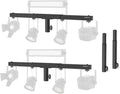 DJ Light Stand T-Bar Extension Cross Bar with 14.5" Extended Pole Mount for Par Light Stage Stand Tripod, Set of 2