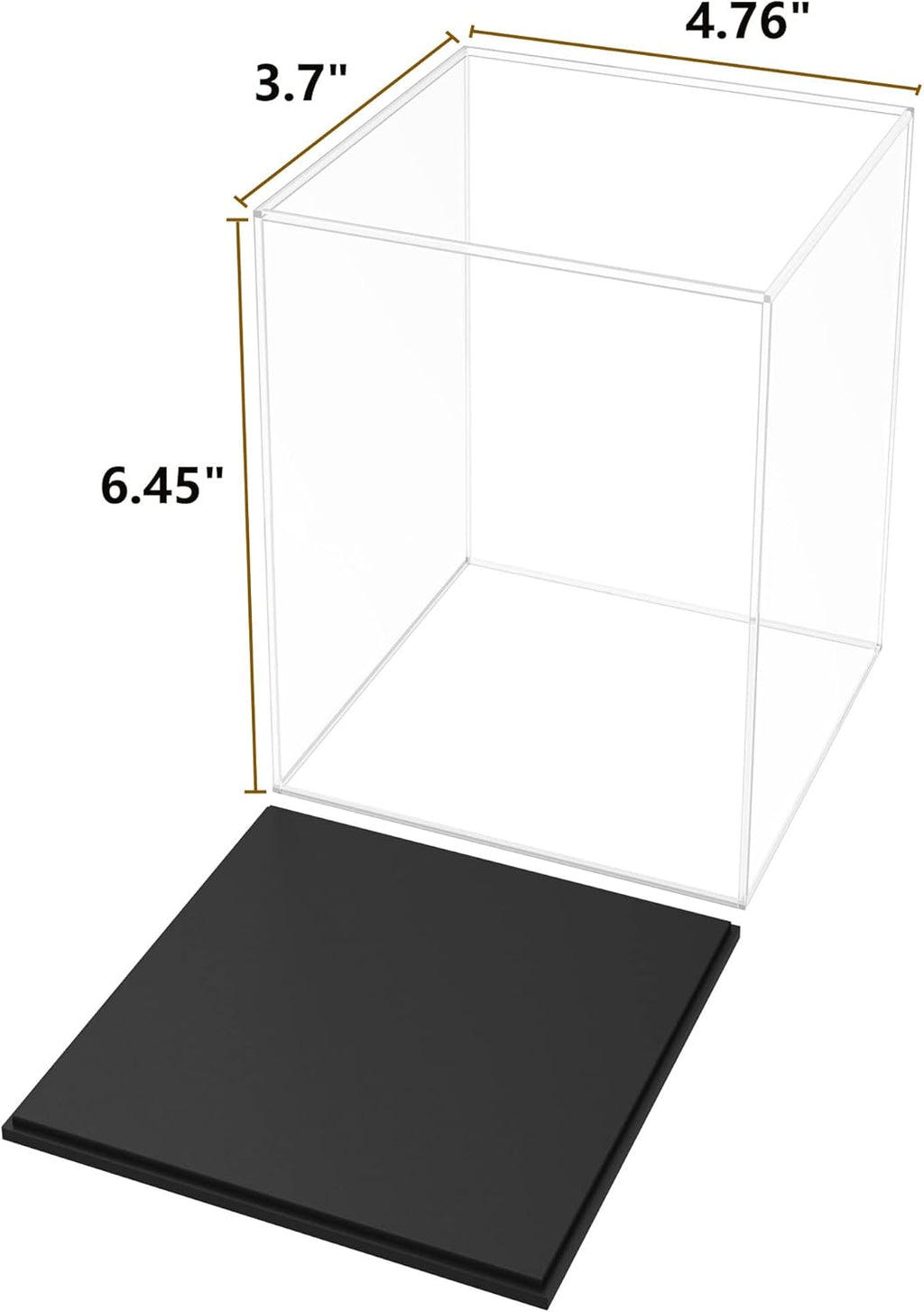 Clear Acrylic Pop Protector Compatible with Funko POP! 4 Inch Figurine, Dustproof Acrylic Display Case for Exclusive Collectible Vinyl Figures
