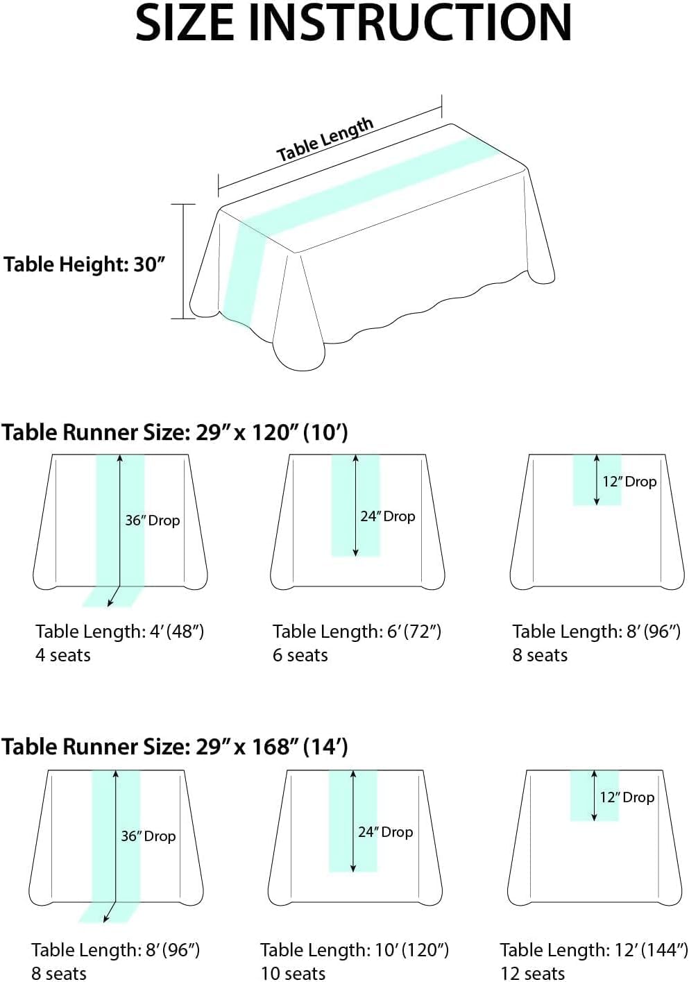 Ling's Moment 14Ft x 35" Wide Olive Moss Green Gauze Semi-Sheer Table Runner Cheesecloth Tablecloth for Wedding Party Bridal Shower Boho Table Decor Moss Green