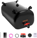 VEVOR Water Storage Bladder, 29.85 Gallon (113L) Water Storage Container Tank, 1000D PVC Thickened Soft Bag Bladder, Collapsible Portable for Garden Irrigation, Camping, RVs, Emergency Use - Black