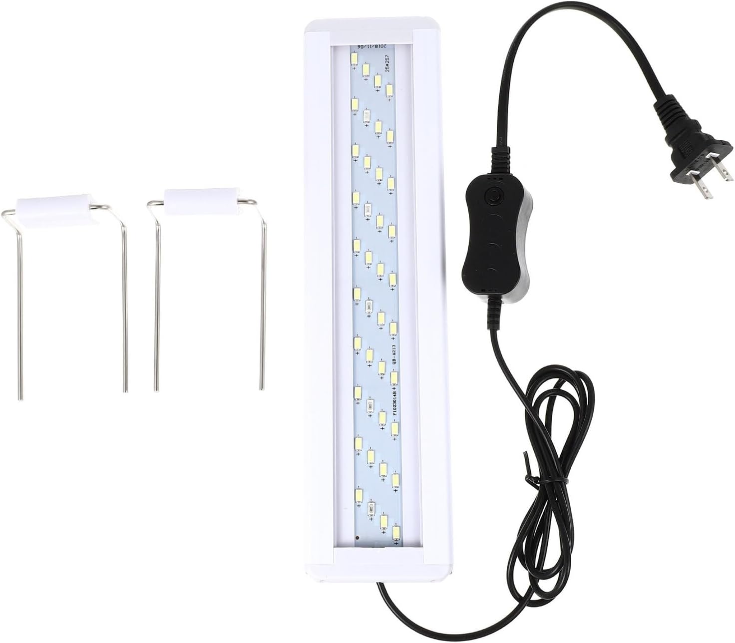 Plastic LED Aquarium Clip Light for Fish Tanks LED Fish Tank Lamp with Even Brightness and Strong Penetration Easy Installation US Plug