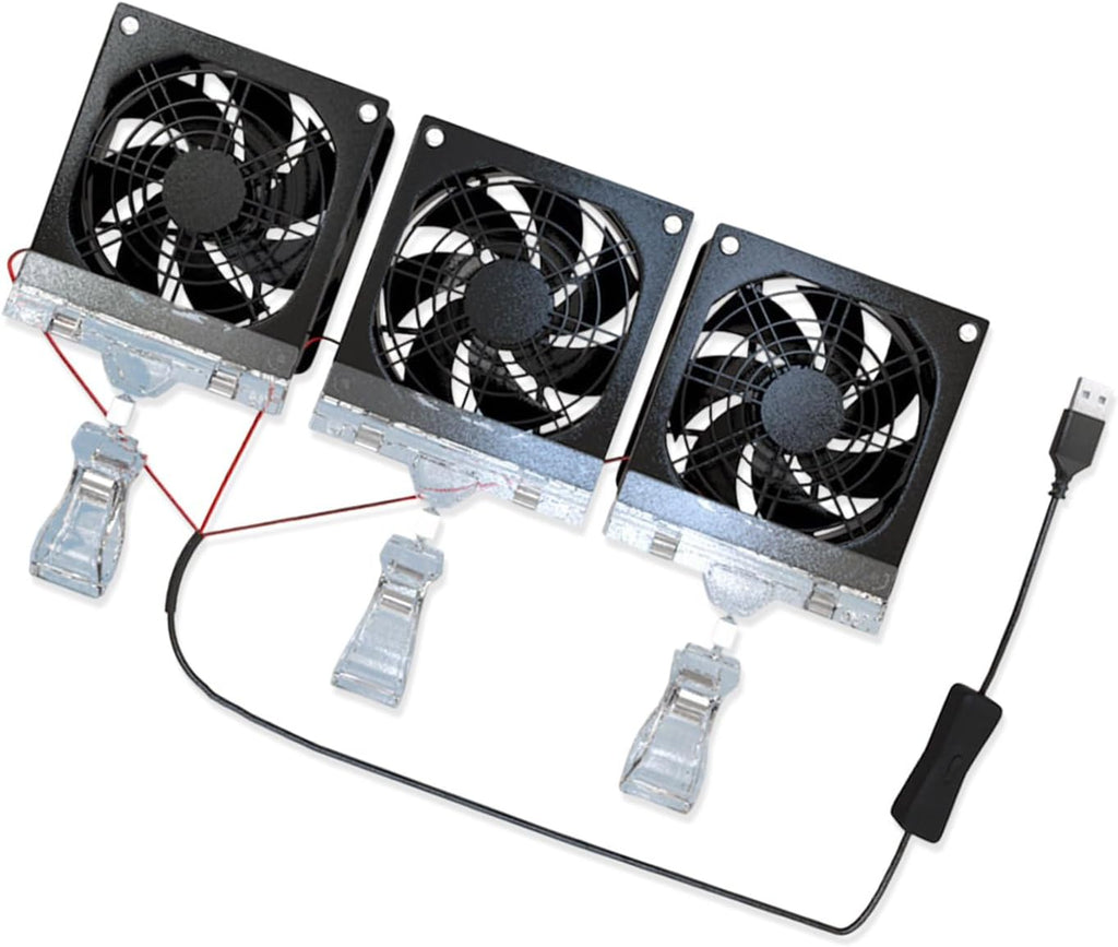 Small Aquarium Chiller Fan Cooling Fans for Aquariums Quiet Temperature Control Aquarium Fan