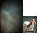 5x7ft Aqua Backdrops Portrait Backdrops for Photography Mottled Photo Background