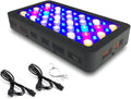 165w Full Spectrum Aquarium Light Reef/Fish Tank Light with 3 Dimming Modes 55 Premium SMD Chips 5 Colors LED Reef Light for Coral Saltwater Freshwater Fish (16"X8"X2.4")
