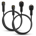 2 PCS 10FT 4 Pin Rock Light Extension Cable, RGB Wheel Well Lights Extension Cable for Trucks ATV Car, Extension Wire for 4 and 8 Pods RGB Rock Light