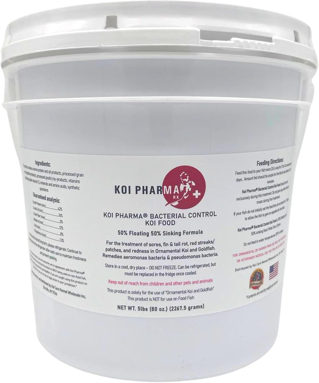 Bacterial Control Koi Food Bacterial Neutralizer (5 Pound)