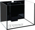 SCA 50 Gallon Starfire Glass Aquariums Complete Package Pnp System 24x24x20 10mm White Cabinet