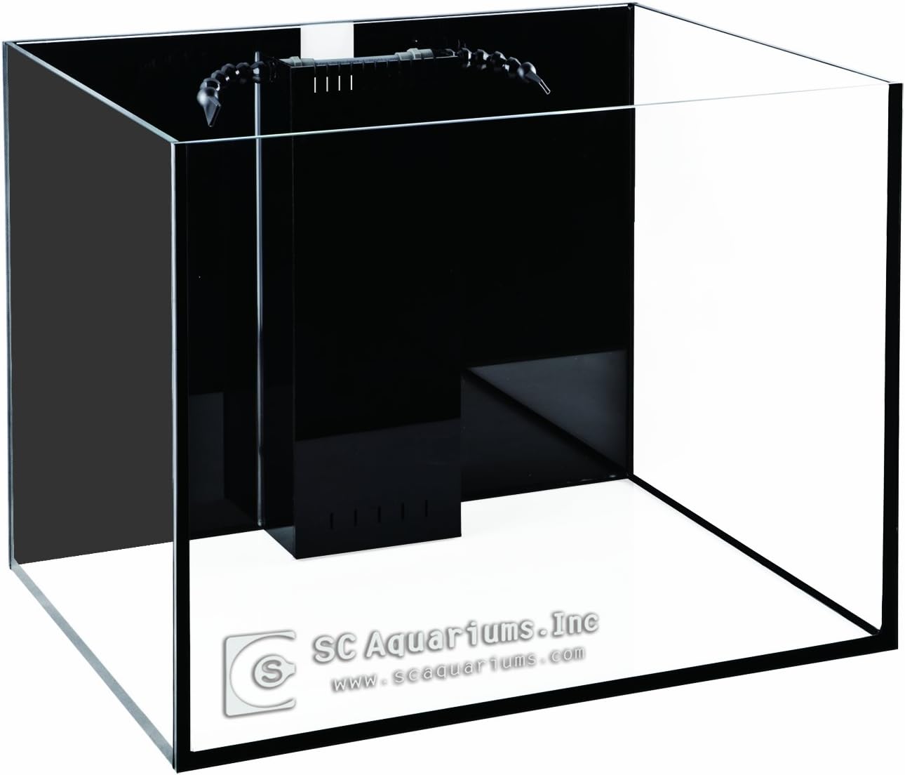 SCA 66 Gallon Starfire Rimless Aquariums Pnp System 32x24x20 10mm with Built-in Overflow