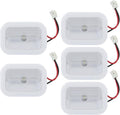 Refrigerator Parts W10695459 Refrigerator LED Light Module Assembly Compatible for Whirlpool Maytag,Refrigerator LED Light Board Replaces W10843353,W11126053, W10660728, W10279030, W11205083 (5PCS)