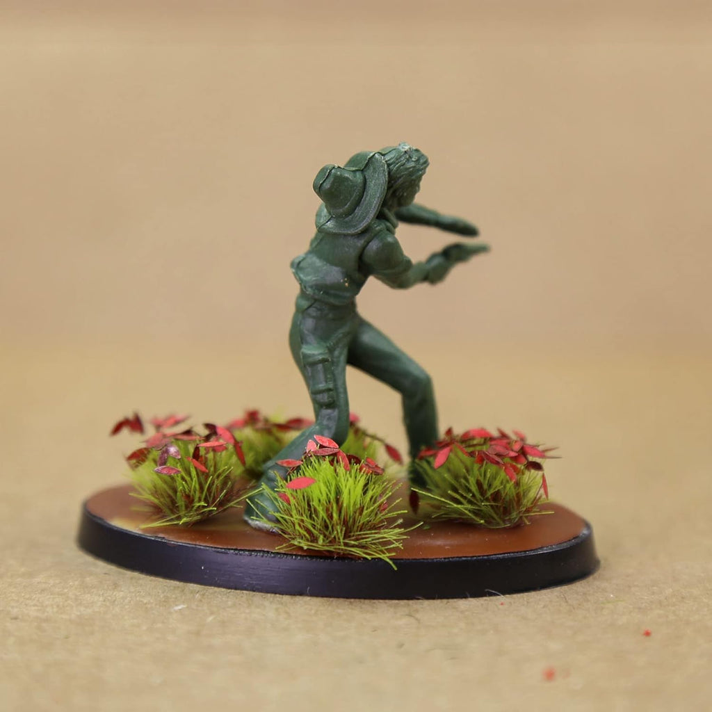 Miniature Vegetation Artificial Flower Cluster with Model Bases War Game Lowland Scenery (E)