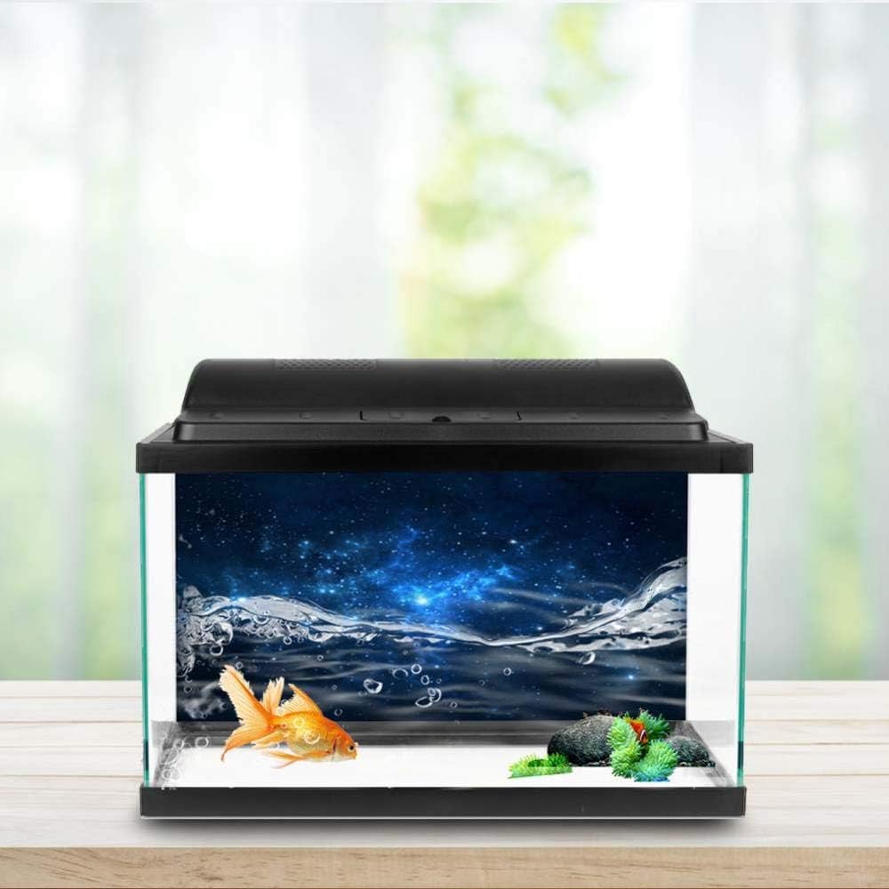 Fdit Fish Poster Aquarium Background Backdrop PVC Adhesive Starry Sky Decor Paper Cling Decals Sticker(6130cm)