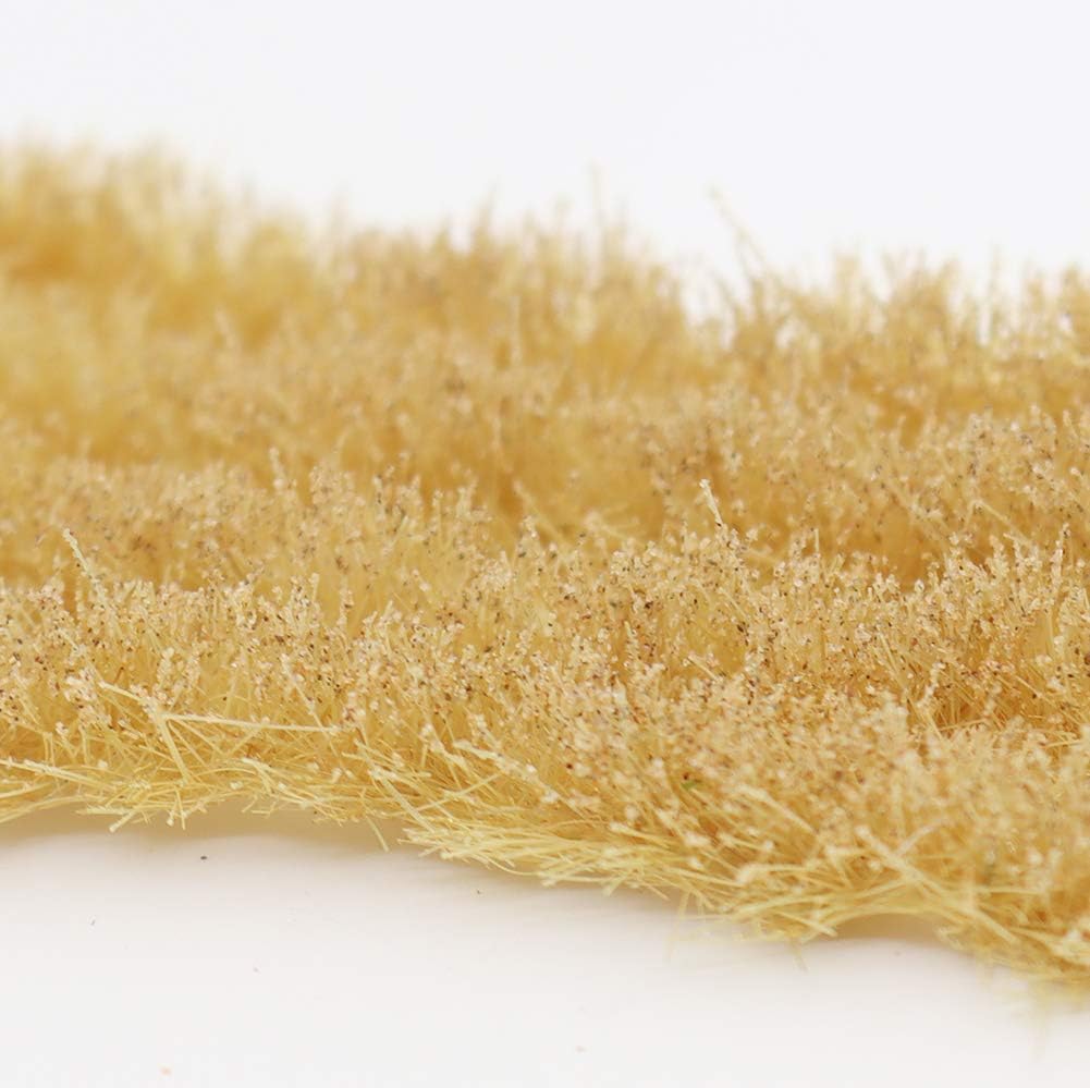 2 Boxes Static Rice Field Grass Model Railway Artificial Grass Miniature War Gaming Terrain DIY Model Railroad Scenery War Gaming Scenery