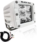 Black Oak LED Pro Series 3.0 Marine 2 Inch POD Light: Spot 40W CREE XM-L2 (1 Pack) Includes Brackets and Wiring Harness, Waterproof Lighting for Offroad Trucks, ATV, UTV, Boats
