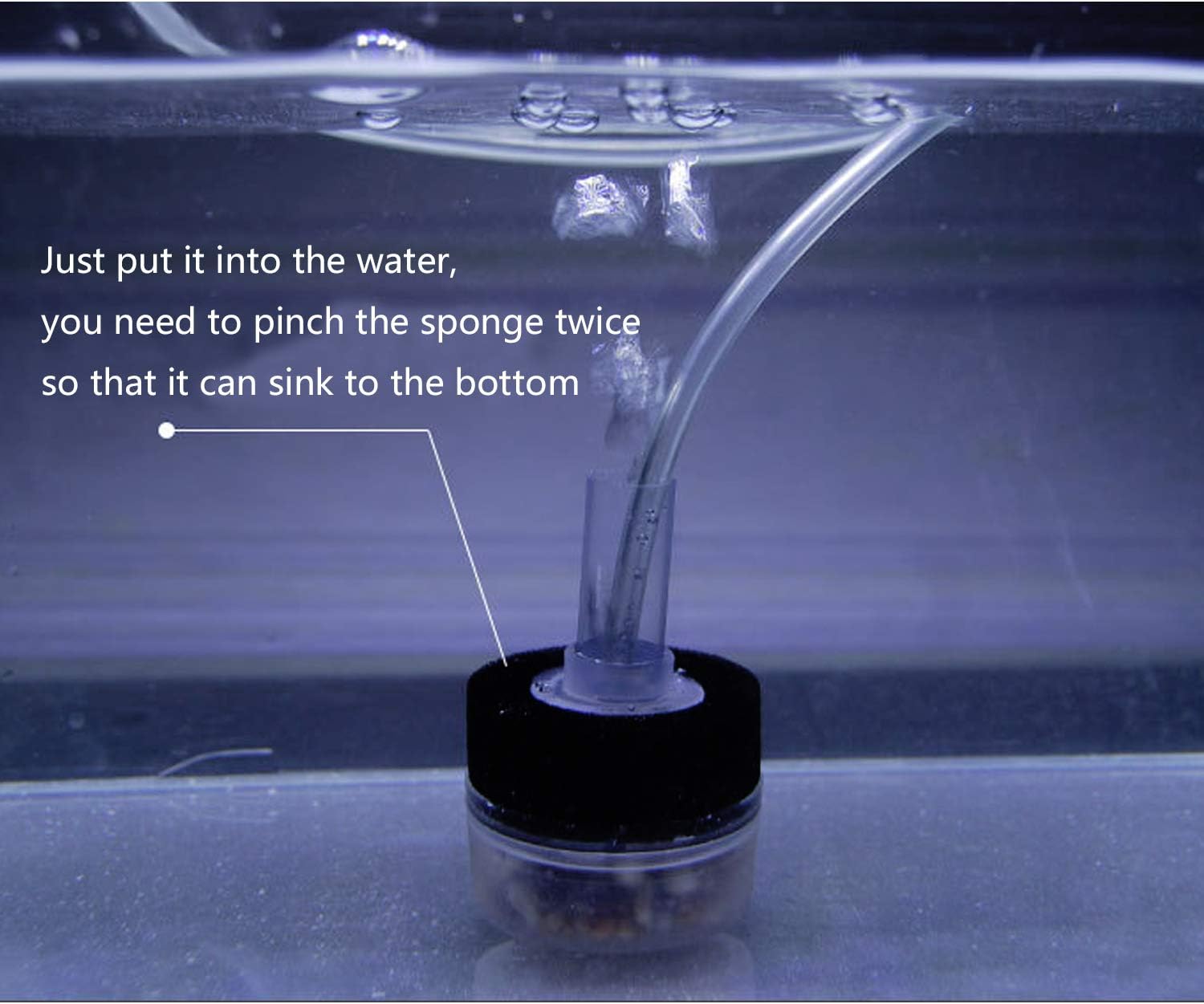 MY MIRONEY Air Driven Filter Sponge Aquarium Filter Pack of 3