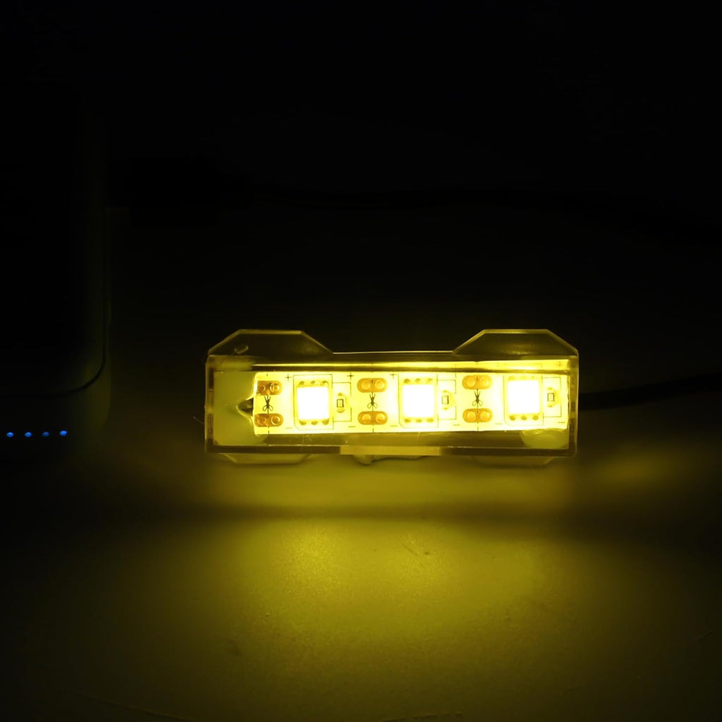 Mini Aquarium Lamp, USB Aquarium Light, LED Desktop Fish Tank Light, Small Decoration Aquarium Light, Aquarium Accessories, Yellow Light