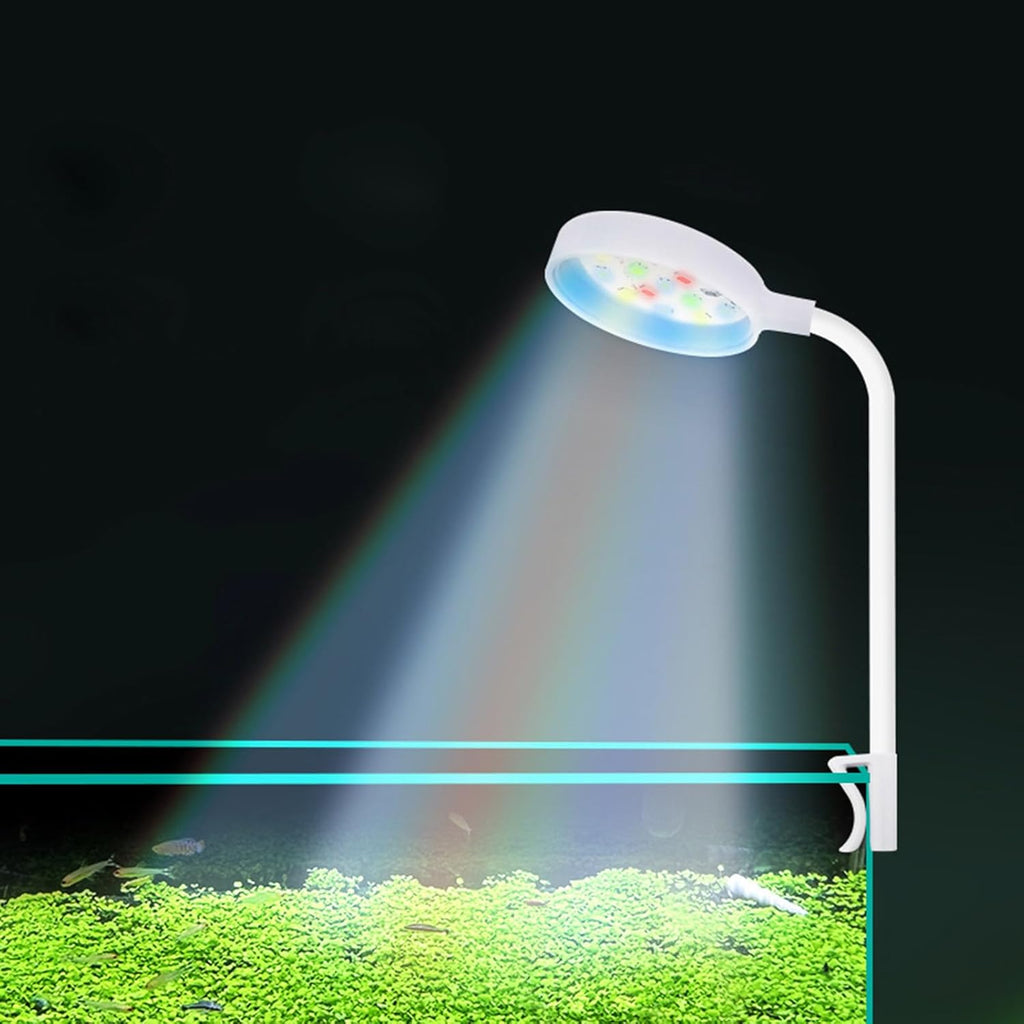 Lamps, Small Aquarium Fish Tank Led Light with USB Interface Clip On for Plant Aquarium, 8.00 * 8.00 * 4.00CM