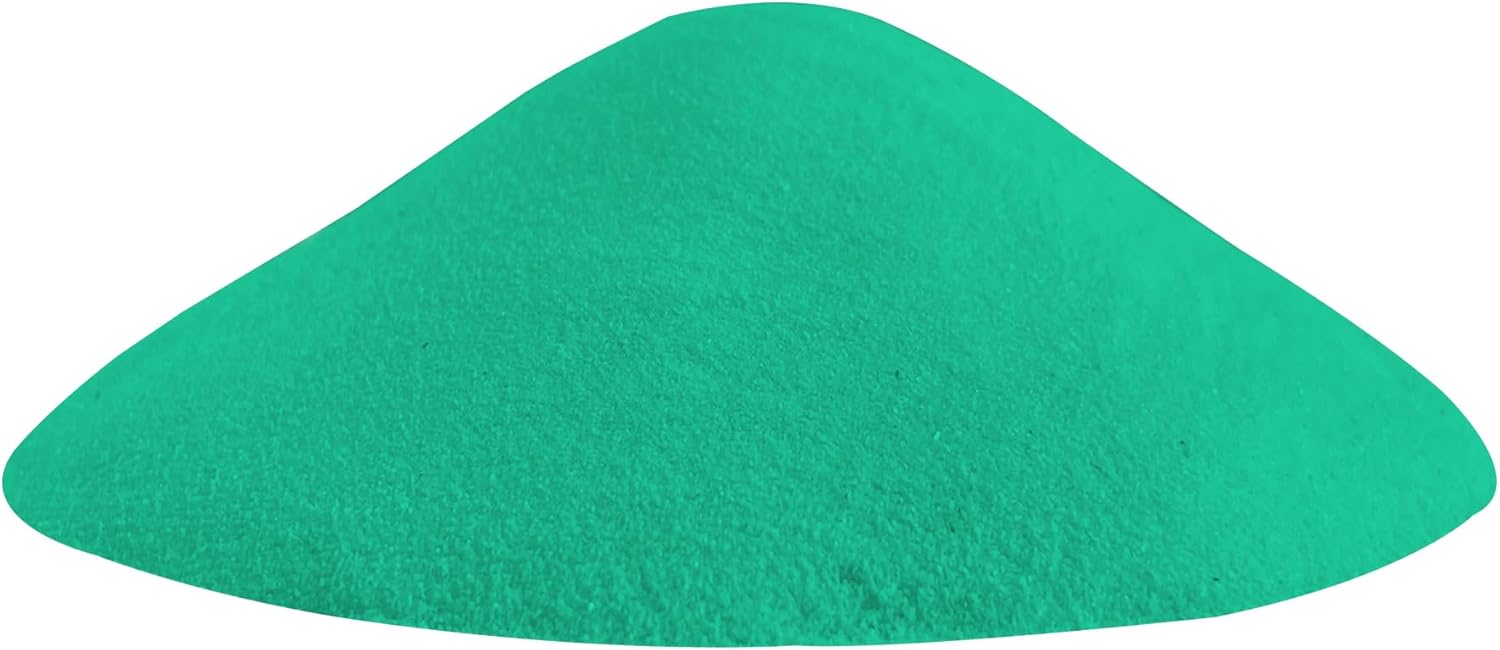 Turquoise Unity Sand - 0.85LB / 13.6oz, Pale Green Art Sand Colored Sand for Wedding, Vase Filler, Home Decor, Craft Sand, DIY Drawing, Aquarium Sand