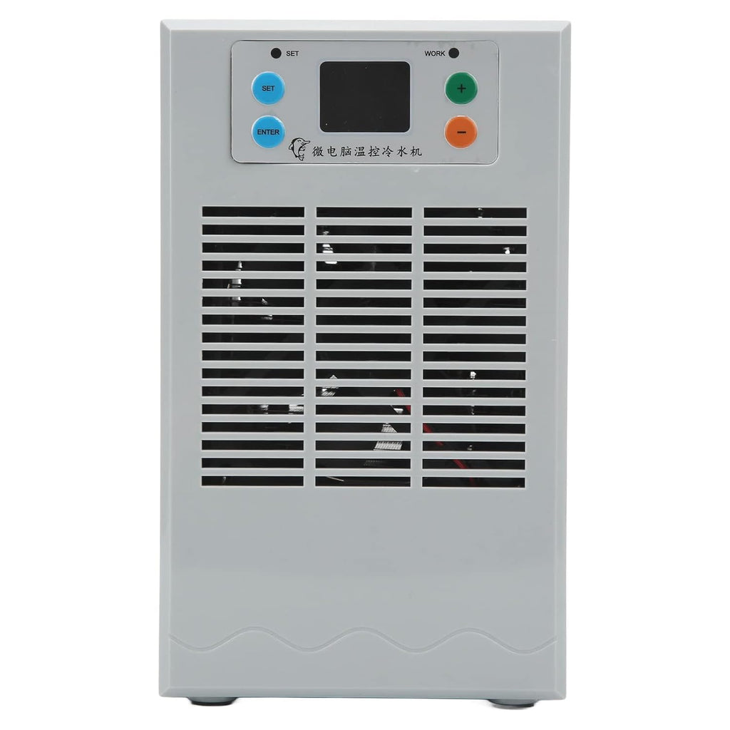 Aquarium Chiller, ABS Housing Digital Display Intelligent Temperature Control Electric Water Heater Chiller for Aquaculture US Plug Pump US Plug 110V