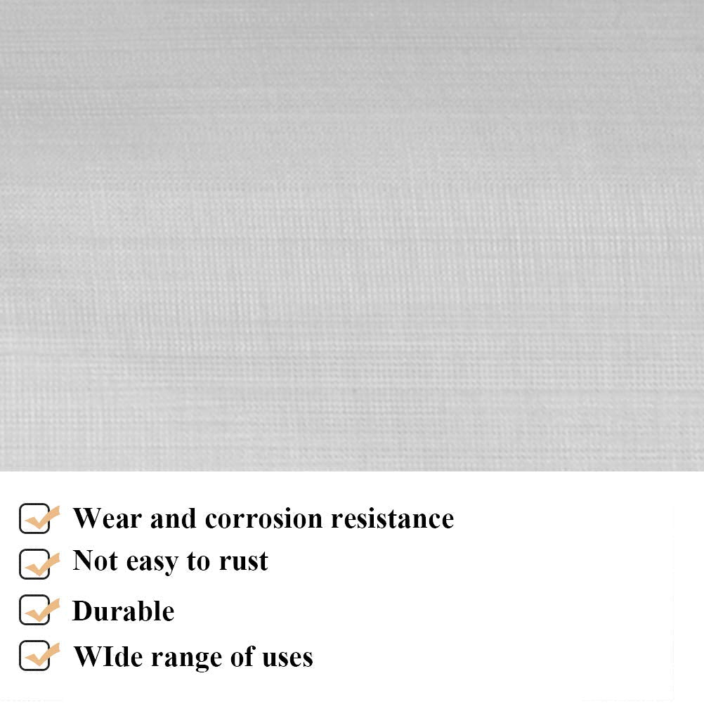 TIMESETL 304 Stainless Steel Woven Wire 200 Mesh - 12"X 40" Filter Screen Sheet Filtration Cloth