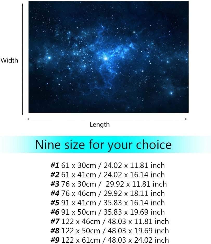 Fdit Fish Poster Aquarium Background Backdrop PVC Adhesive Starry Sky Decor Paper Cling Decals Sticker(6130cm)