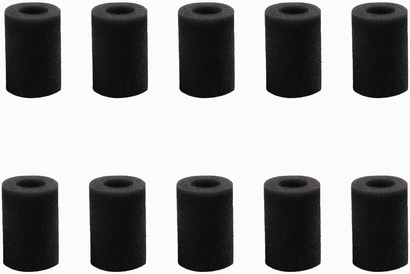 10-Pack Pre-Filter Sponge,for Aquarium Shrimp Fry Fish Tank Filter Intake 0.6 Inch,Filter Intake Guard for Fish Tank, Keeps Small Fish Safe,Replacement Foam Cover
