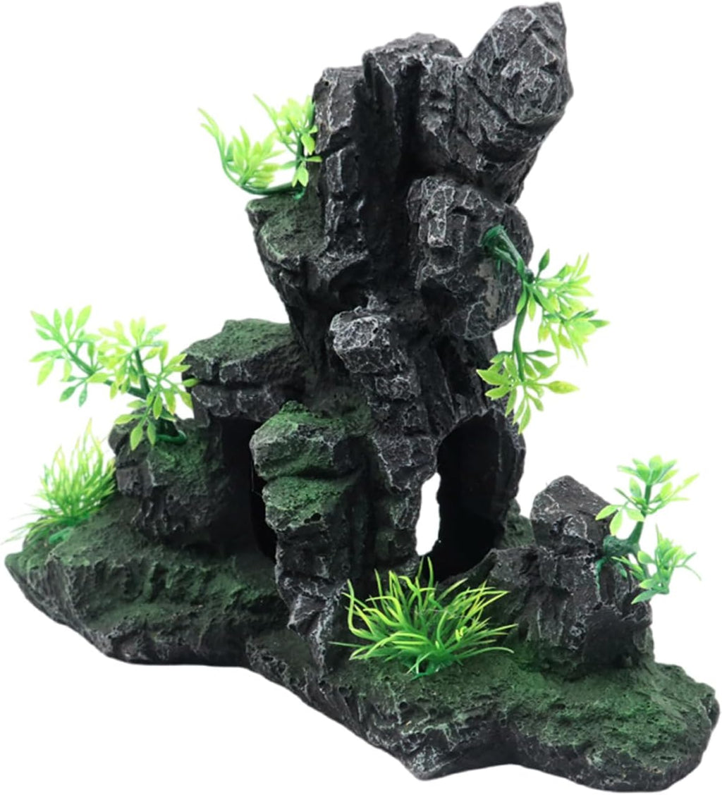 Fishtank Shrimp Breeding Rockery Mountain Ornaments for Aquariums Terrarium Landscaping Shelter Decoration Fish Tanks Ornaments Large Small Large