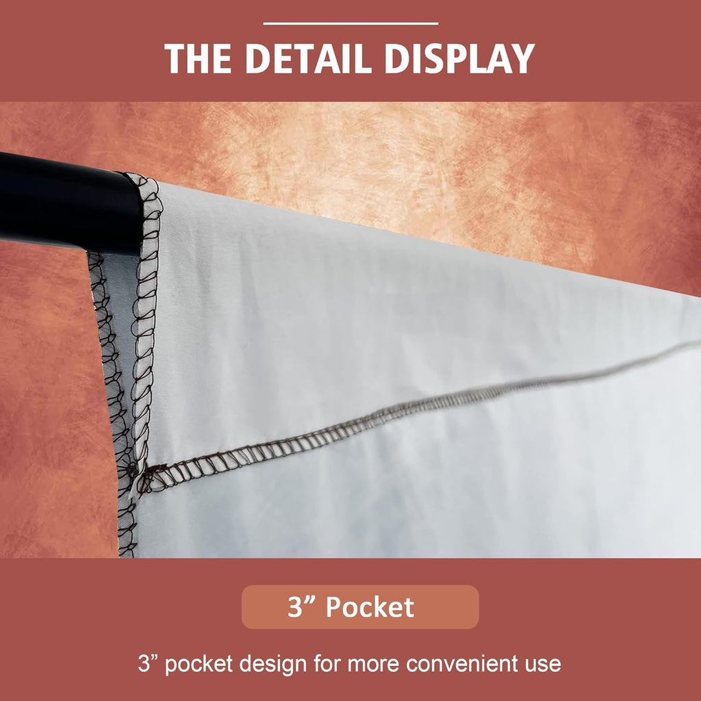 Abstract Professional Photography Backdrop for Portrait Photo Props Booth Background Photoshoot Studio with Polyester Fabric Roller Pocket on Top(6x8ft,Brick Red,No Stand)