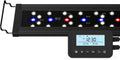 NICREW SkyLED Plus Aquarium Plant Light, Freshwater Fish Tank Light with Ramp Up and Dim Down, Spectrum Adjustable and Lighting Schedule Programmable with Controller, 36-48 Inches, 36 Watts