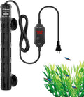 Fish Tank Heater with LED Digital Display Thermostat, Submersible Aquarium Heater with Protective Housing, 300W Adjustable Fish Heater for 40-75 Gallon Tanks