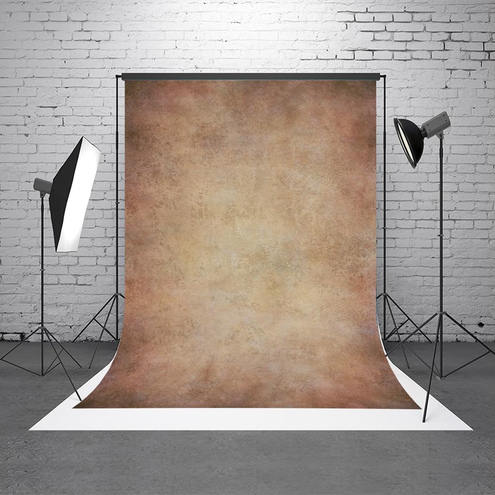 6x9ft Brown Rust Abstract Photography Backdrops Mottled Background
