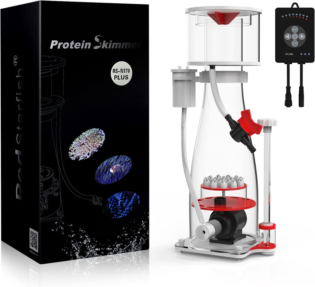 MagTool Aquarium in-Sump DC Protein Skimmer, with Controllable DC Pinwheel Pump for Up to 135-185Gal Reef Tank (N170 Plus)