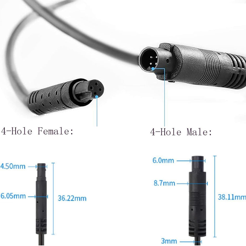 4 PCS Rock Light Extension Wire,4 Pin LED Extension Cable,Neon Accent Kits RGB LED Light Extension Cable for Trucks Motorcycle Car ATV Strip Rock Lights (4 PCS 40 Inch)