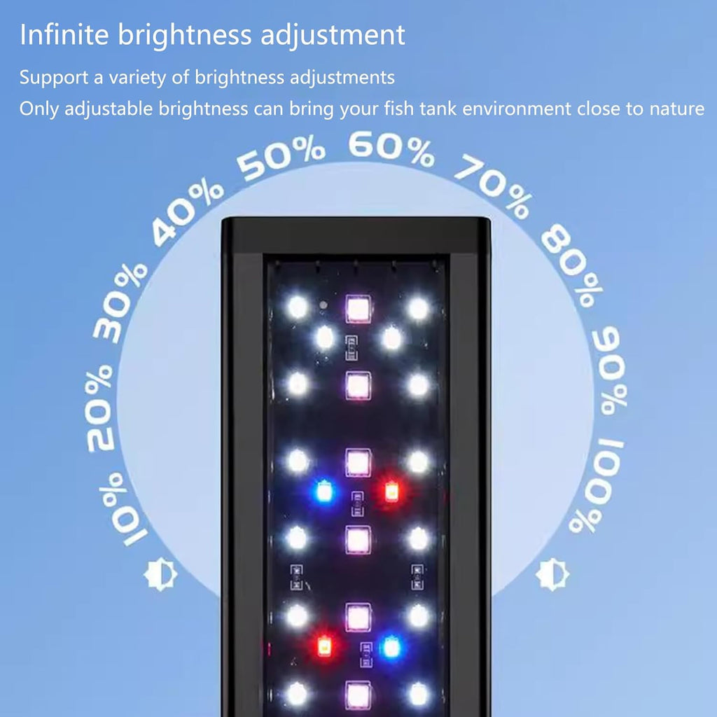 Aquariums Light Timer Simulates Sunrises Sunset Controller with LCD Display for Fish Tanks Various Lighting Types