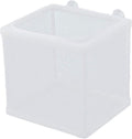 Still Awake Aquarium Fish Breeder Box, Fish Isolation Box, Hatching Box, Juvenile Fish Spawning Incubator, Water Isolation Net Hatcher, Nylon Mesh Fish Fry Hatchery Separation Net（White S）