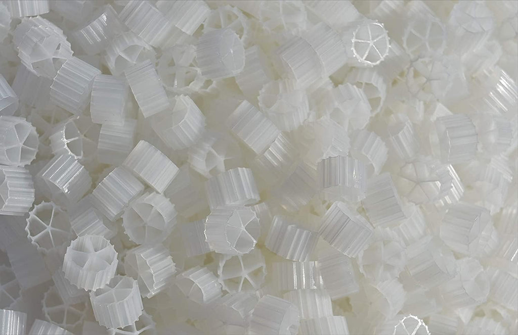 K2 Bio Media Plus Filter Media Moving Bed Biofilm Reactor (MBBR) for Aquaponics, Aquaculture, Hydroponics - Ponds - Aquariums by Whole Koi Farm, (6 Cubic Feet)