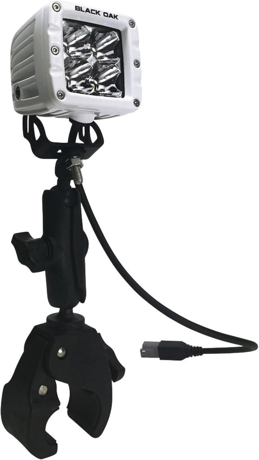 Black Oak LED Pro Series 3.0 Marine 2 Inch POD Light: Flood/Spot 40W CREE XM-L2| Waterproof Lighting for Offroad Trucks, Jeep, ATV, UTV, Boats (Spot with Mount, 1 Pack)