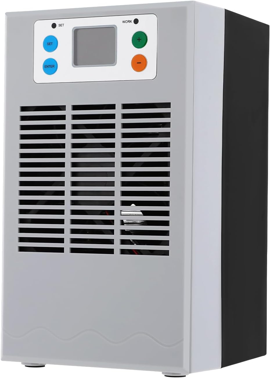 Aquarium Chiller Water Chiller, 30L/7.93GAL Aquarium Cooler 100W, Chiller Constant Temperature Cooling System for Fish Tank,Jellyfish,Coral