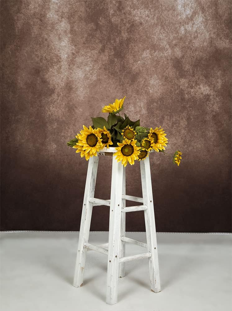 Kate 5x7ft Brown Portrait Backdrops Vintage Brown Backgrounds for Professional Photography Studio