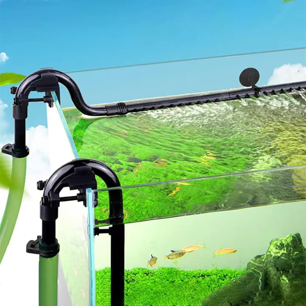 DONGKER Aquarium Canister Filter Inlet Outlet Kit,Fish Tank Filter Tube with Suction Cups for 16mm Outer Diameter/22mm Inner Diameter Aquarium Hose
