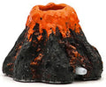 Fish Tank Volcano with Air Stone Aquarium Bubbler Decoration Air Pump Accessory Small